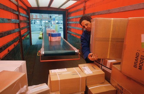 Loading Packages on a Truck